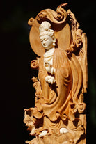Jing Ping Guan Yin - Wood Sculpture - zycs_China