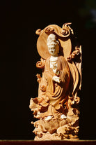 Jing Ping Guan Yin - Wood Sculpture - zycs_China