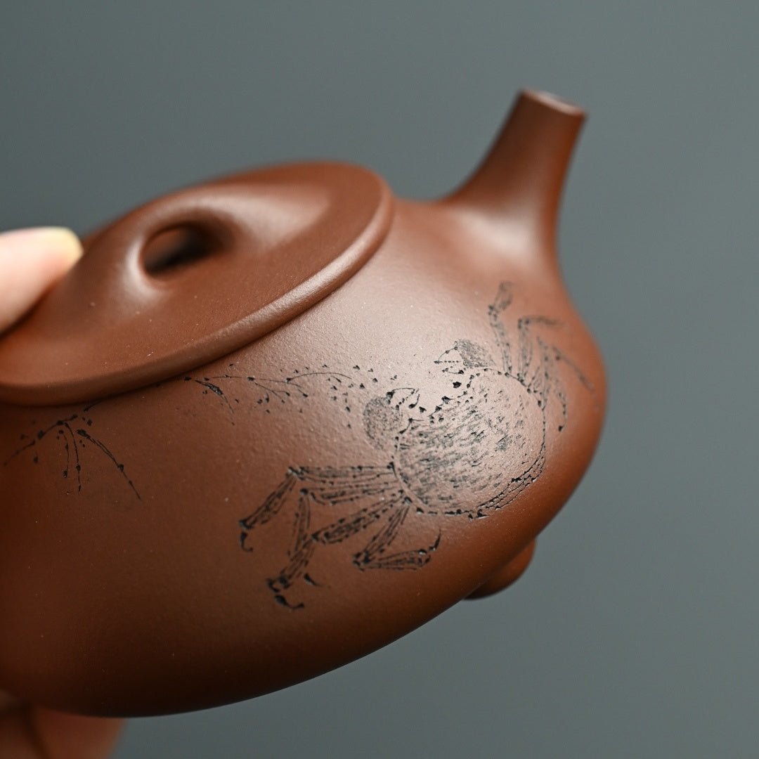 Jing Zhou Shi Piao 180cc - Yixing Handmade Teapot - zycs_China - tea - teapot
