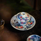Jiu Tao 150cc - Jing De Zhen Porcelain Gaiwan - zycs_China