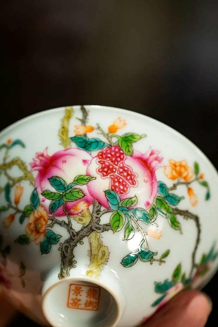 Jiu Tao Shi Liu - Jing De Zhen Porcelain Teacup - zycs_China - tea - teapot