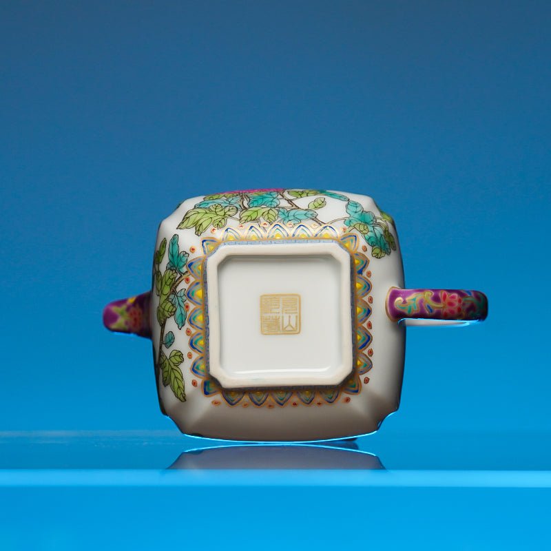 Ju Hua 110cc - Jing De Zhen Porcelain Teapot - zycs_China