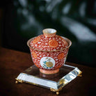 Ju Hua 120cc - Jing De Zhen Porcelain Gaiwan - zycs_China