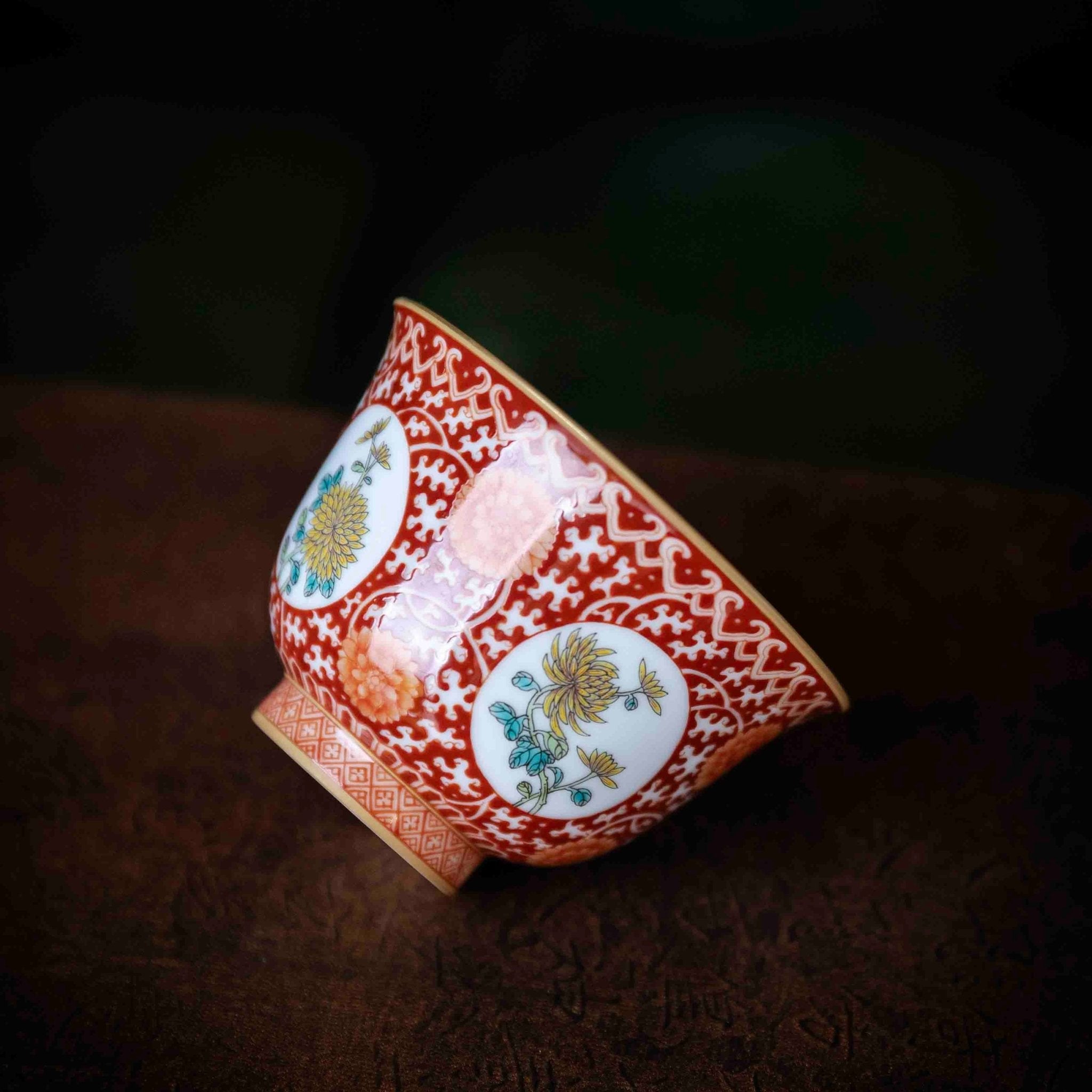 Ju Hua 120cc - Jing De Zhen Porcelain Gaiwan - zycs_China