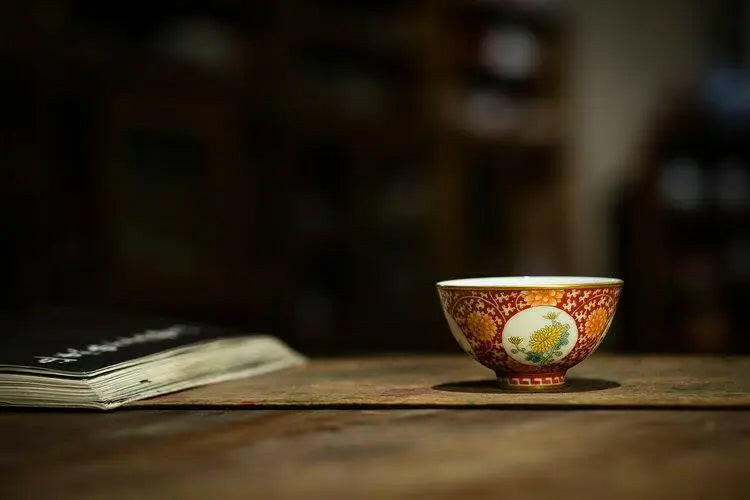 Ju Hua - Jing De Zhen Porcelain Teacup - zycs_China - tea - teapot