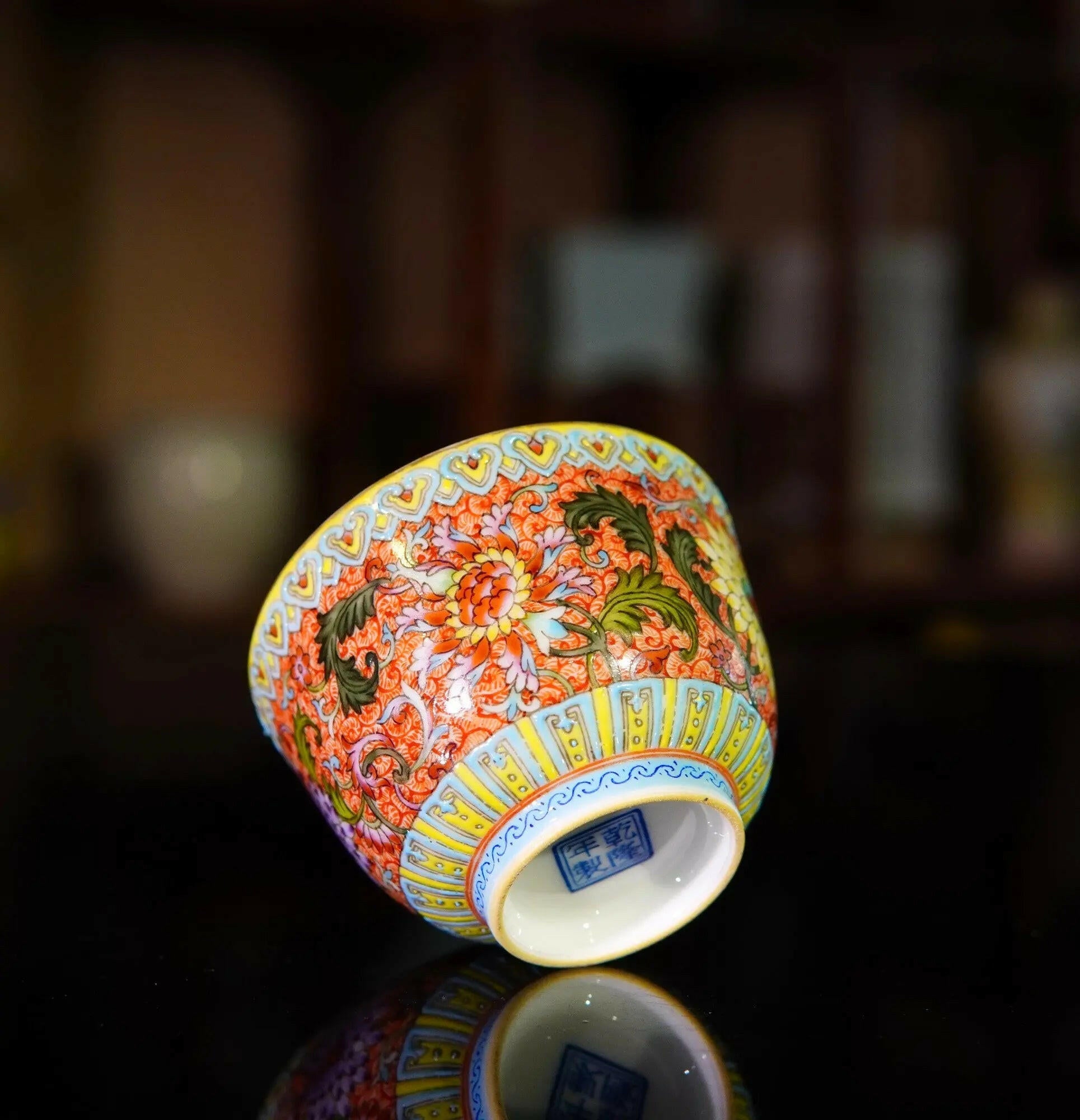 Juan Wei Lian Zhu Ren Bei - Jing De Zhen Porcelain Teacup - zycs_China - tea - teapot