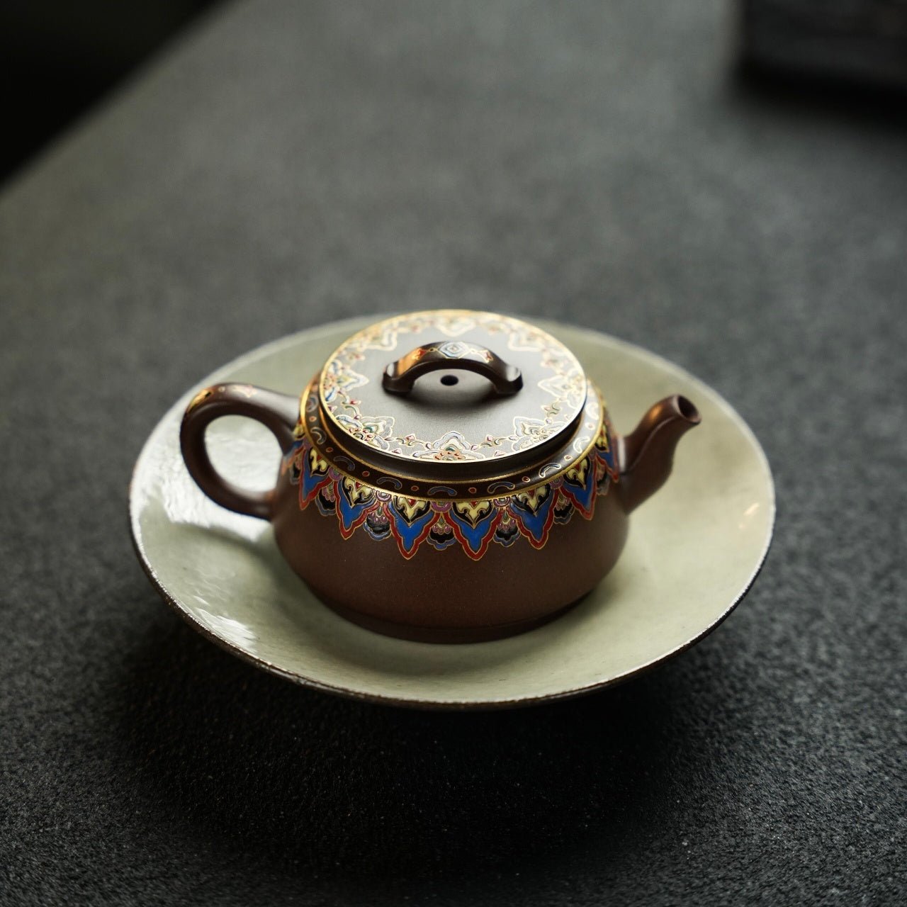 Jun Yue 130cc - Yixing Handmade Teapot - zycs_China