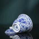 Kai Chuang Shan Shui - Jing De Zhen Porcelain Gaiwan - zycs_China - tea - teapot