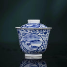 Kai Chuang Shan Shui - Jing De Zhen Porcelain Gaiwan - zycs_China - tea - teapot
