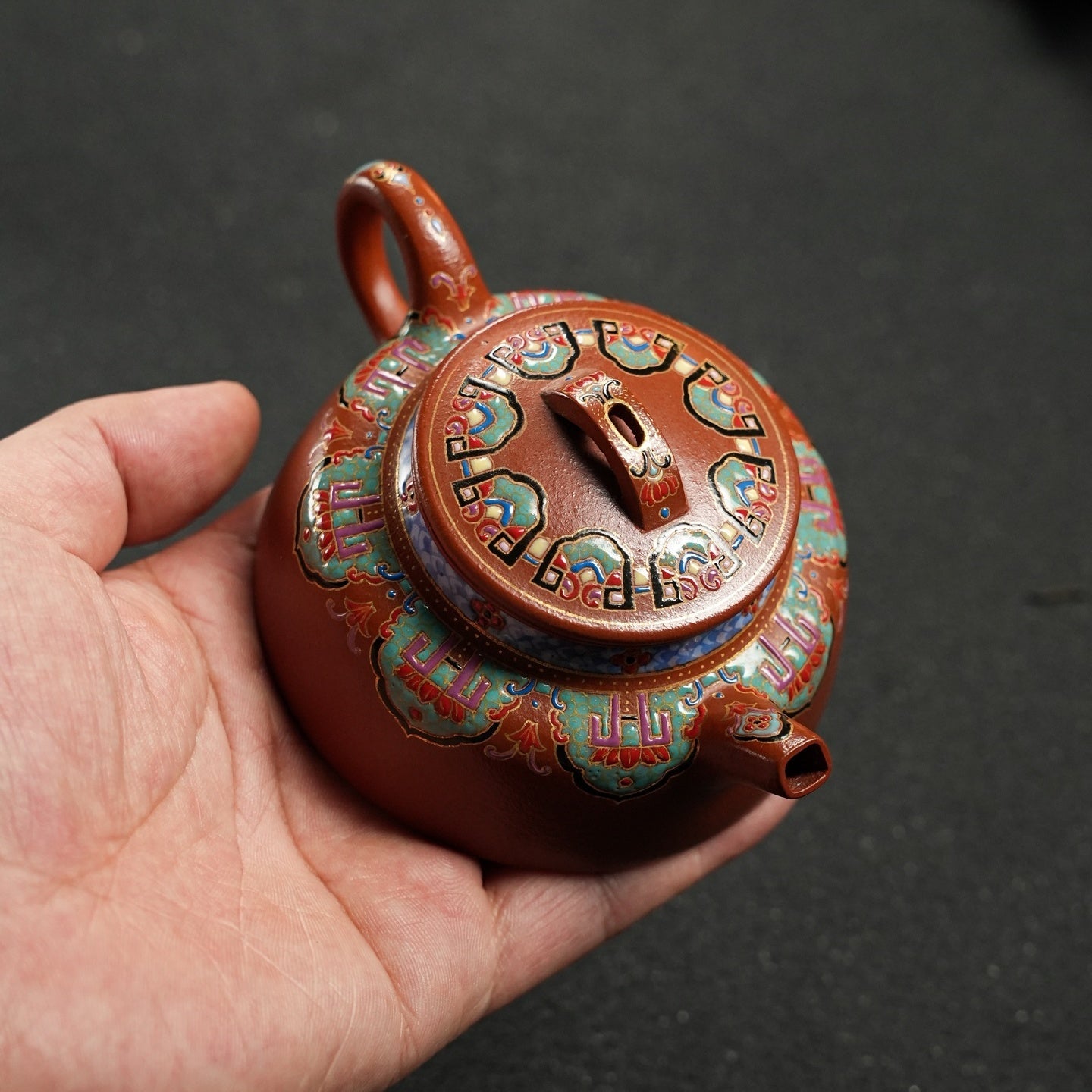 Kong Shan Chan Yun 130cc - Yixing Handmade Teapot - zycs_China