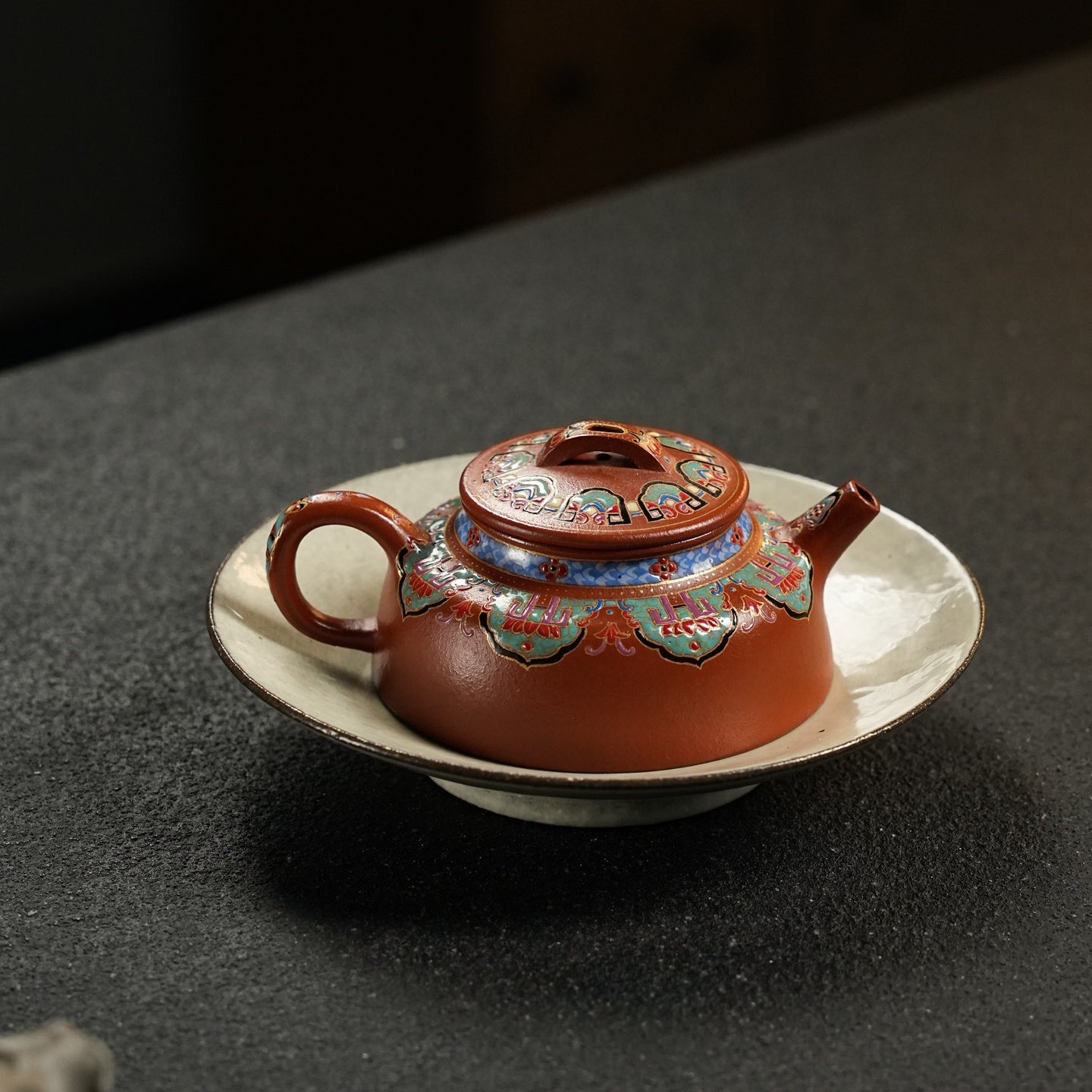 Kong Shan Chan Yun 130cc - Yixing Handmade Teapot - zycs_China