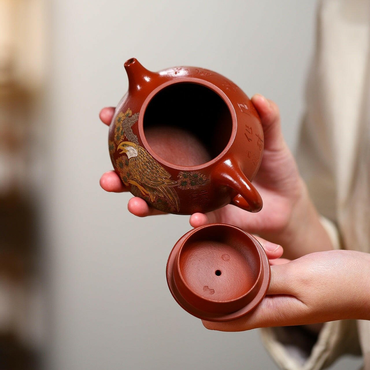 Ku Chan Ying Wang 230cc - Yixing Handmade Teapot - zycs_China