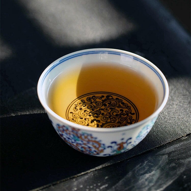 Kui Long Wen - Jing De Zhen Porcelain Teacup - zycs_China