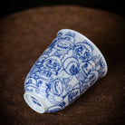 La Bu Bu 70cc - Jing De Zhen Porcelain Teacup - zycs_China