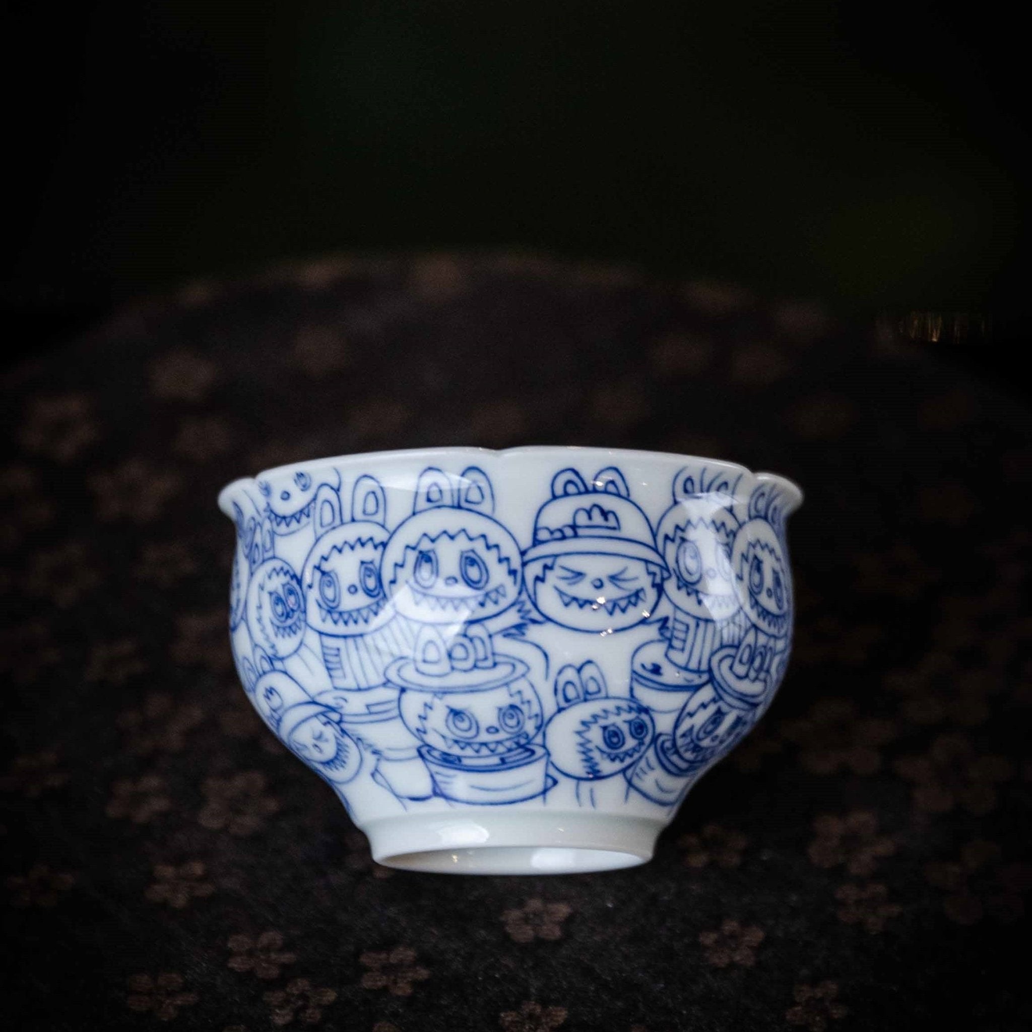La Bu Bu 90cc - Jing De Zhen Porcelain Teacup - zycs_China