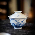 Lan Hua 120cc - Jing De Zhen Porcelain Gaiwan - zycs_China