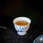 Lan Hua 120cc - Jing De Zhen Porcelain Gaiwan - zycs_China