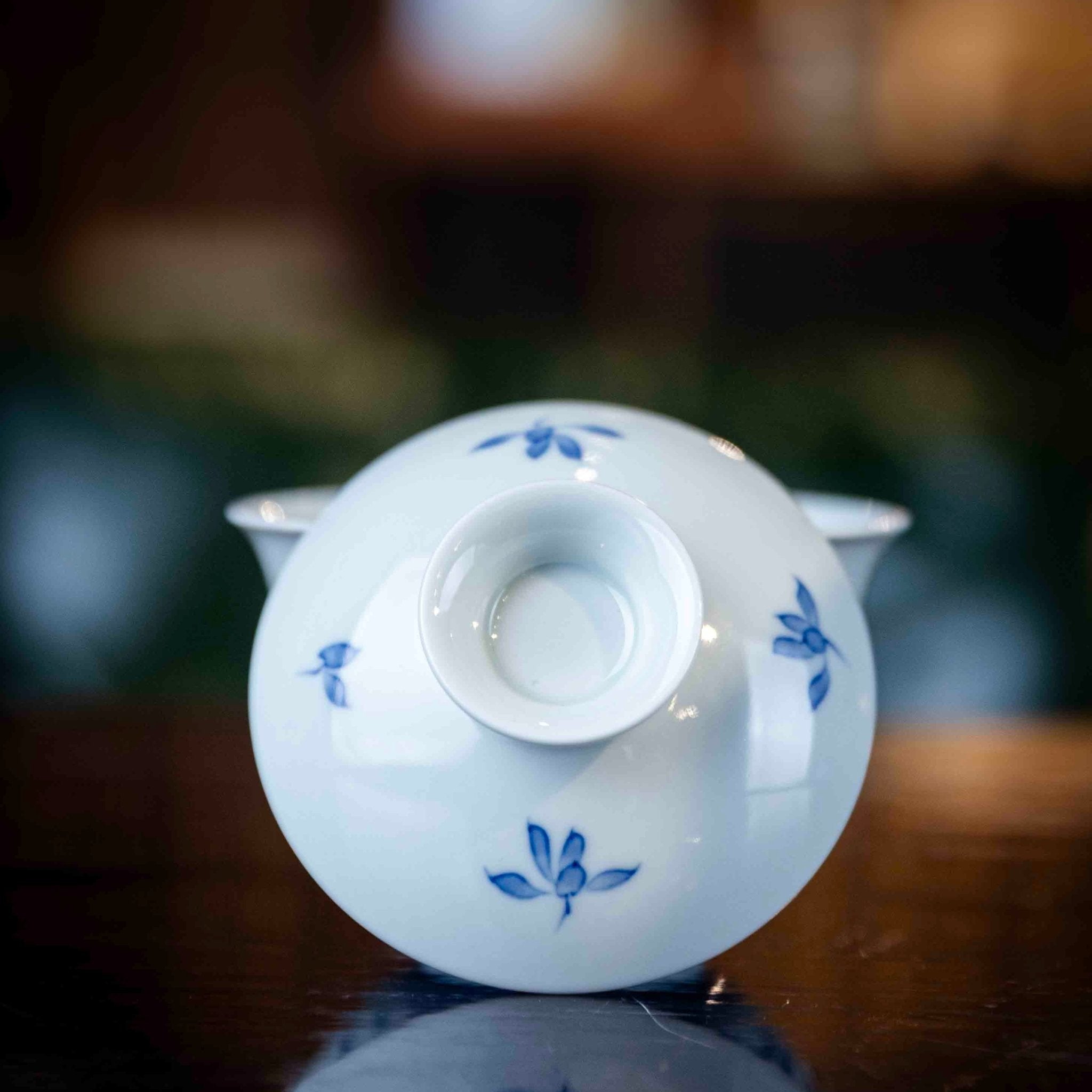 Lan Hua 120cc - Jing De Zhen Porcelain Gaiwan - zycs_China