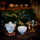 Lan Hua Hu Die 160cc - Jing De Zhen Porcelain Gaiwan - zycs_China