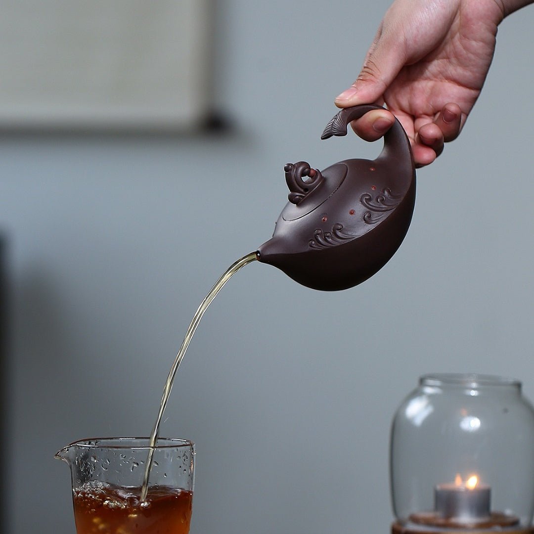 Lang Jing Feng Yi 200cc - Yixing Handmade Teapot - zycs_China - tea - teapot