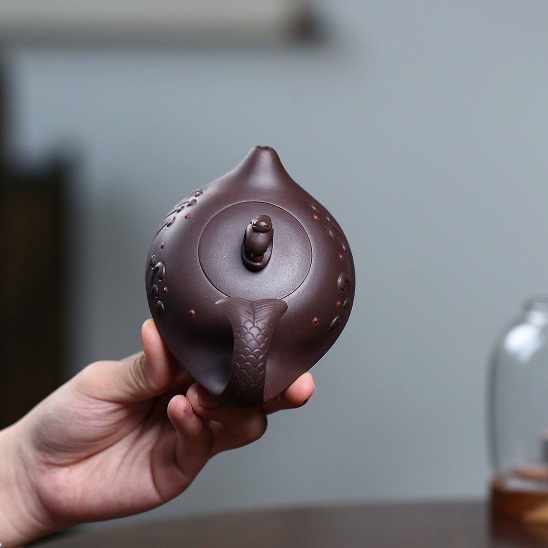 Lang Jing Feng Yi 200cc - Yixing Handmade Teapot - zycs_China - tea - teapot