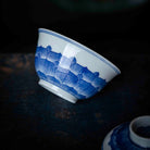 Lian Ban 130cc - Jing De Zhen Porcelain Gaiwan - zycs_China