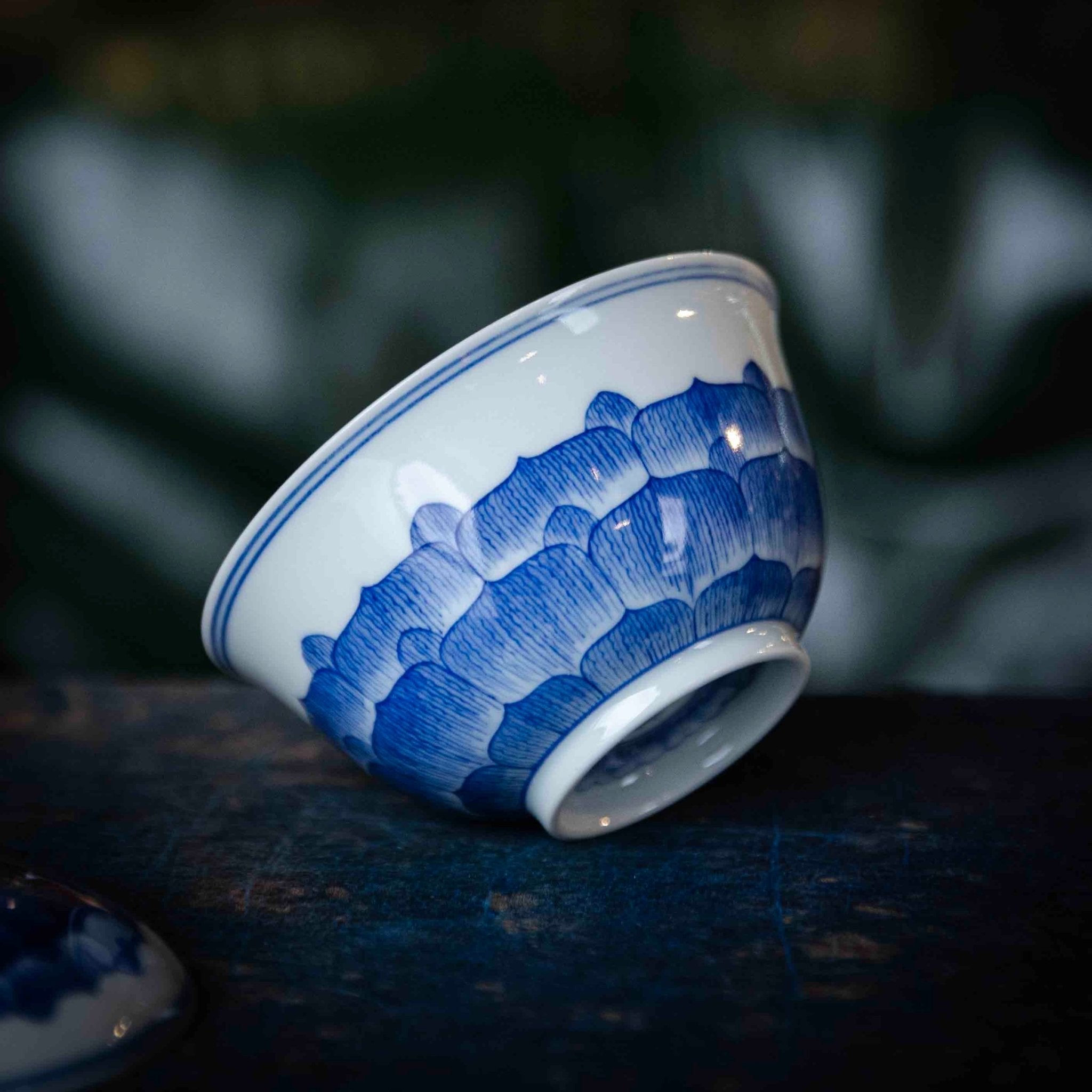 Lian Ban 130cc - Jing De Zhen Porcelain Gaiwan - zycs_China