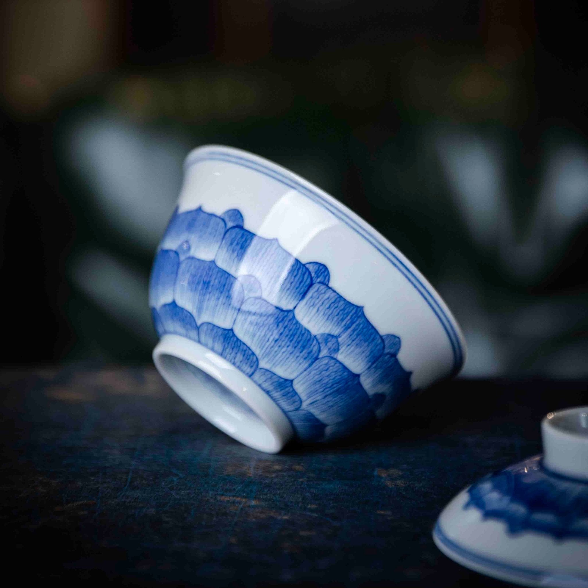 Lian Ban 130cc - Jing De Zhen Porcelain Gaiwan - zycs_China
