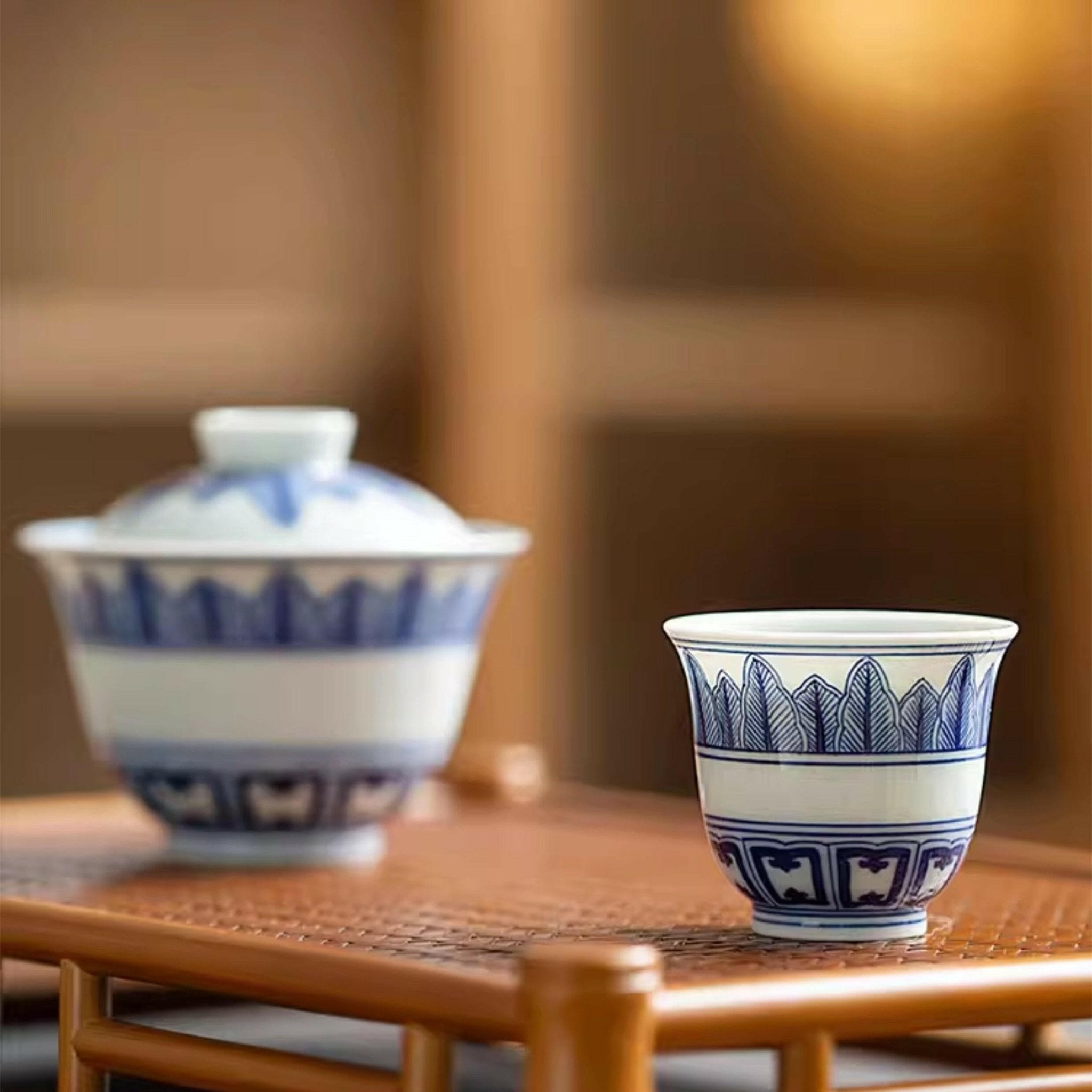 Lian Ban Jiao Ye - Jing De Zhen Porcelain Teacup - zycs_China