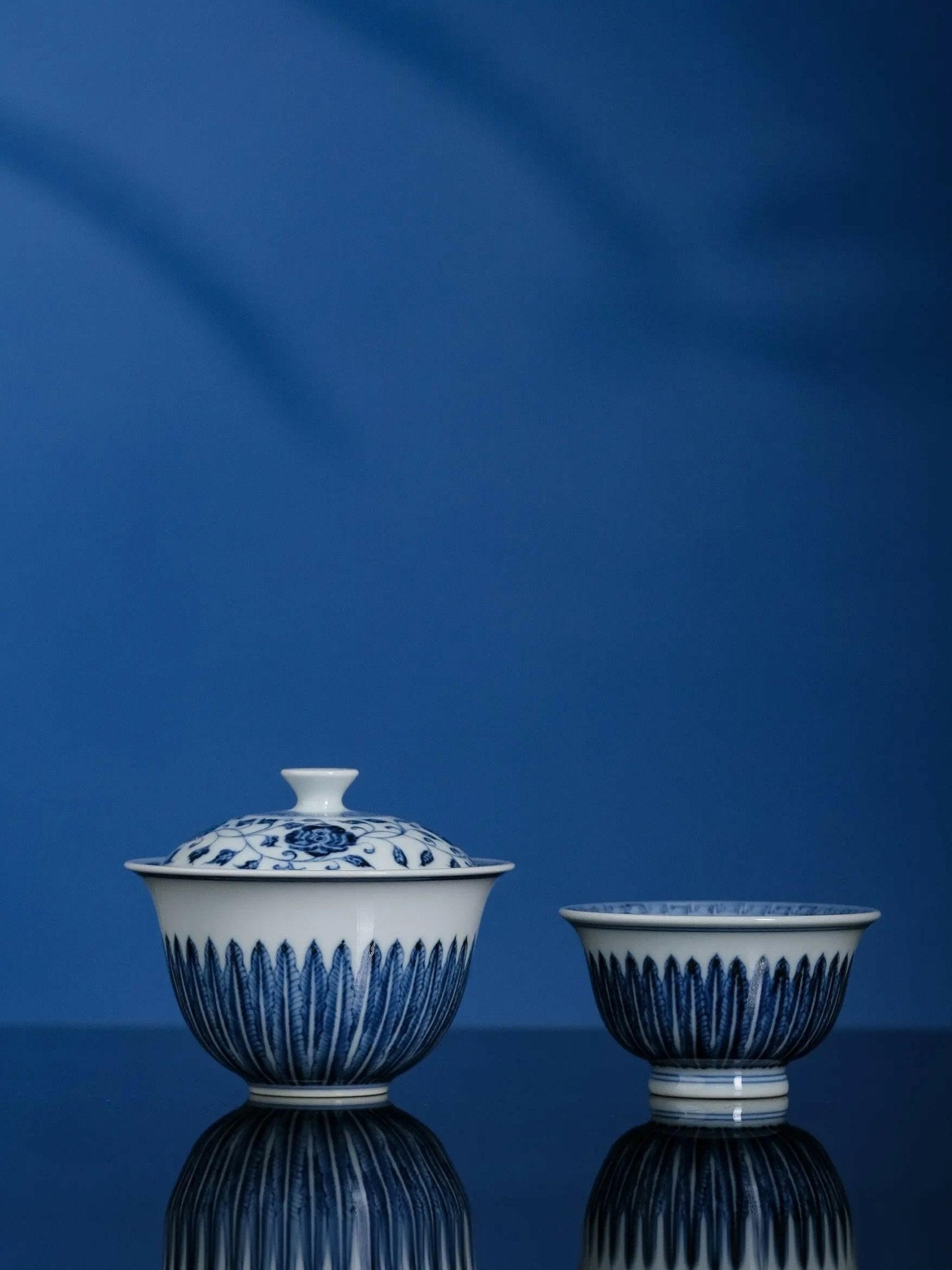 Lian Ban - Jing De Zhen Porcelain Gaiwan - zycs_China - tea - teapot