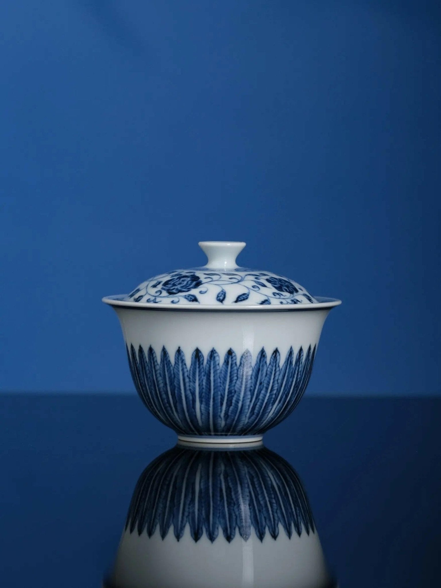 Lian Ban - Jing De Zhen Porcelain Gaiwan - zycs_China - tea - teapot