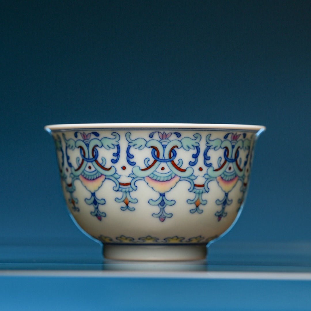 Lian Hua 115cc - Jing De Zhen Porcelain Gaiwan - zycs_China