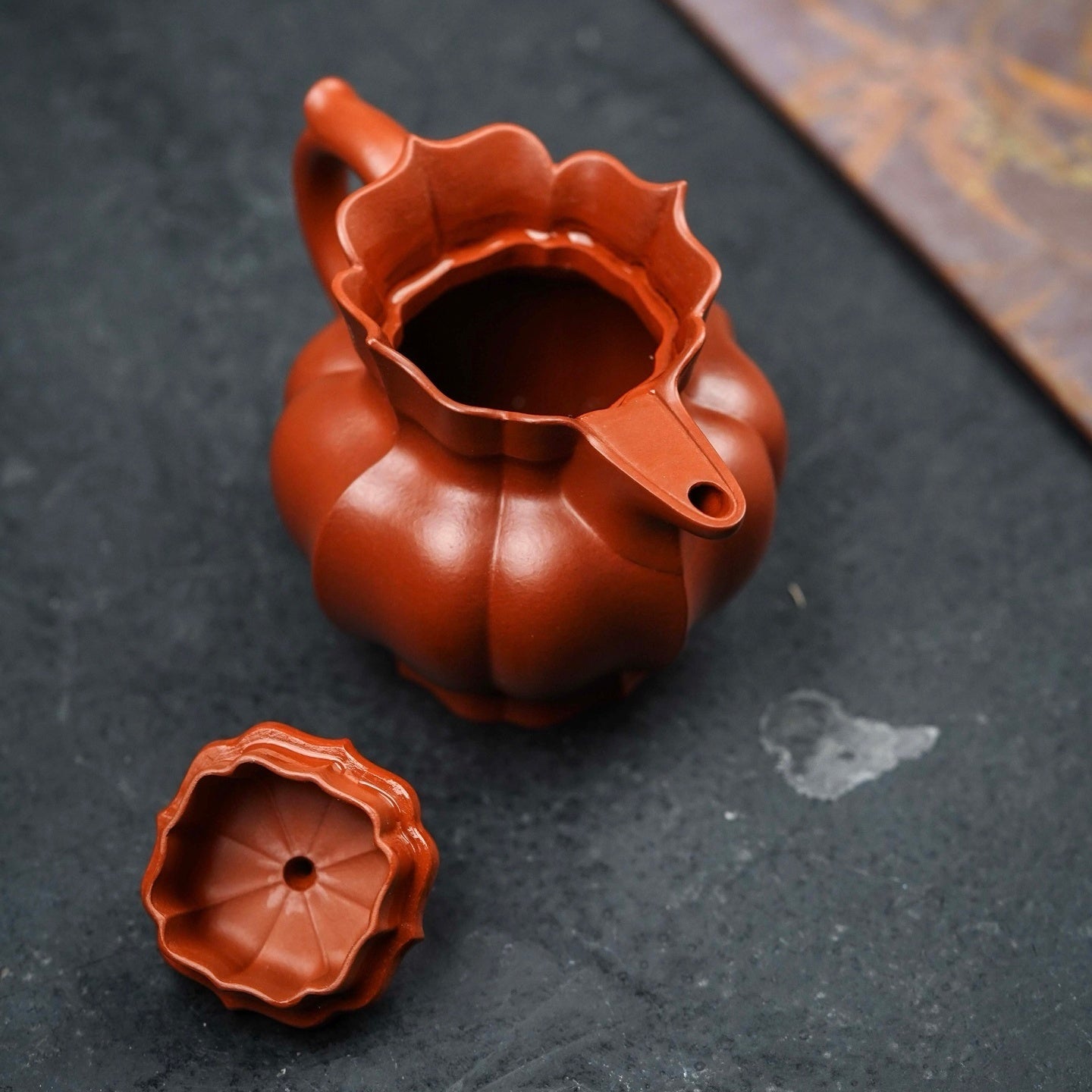 Lian Hua Seng Mao 160cc - Yixing Handmade Teapot - zycs_China