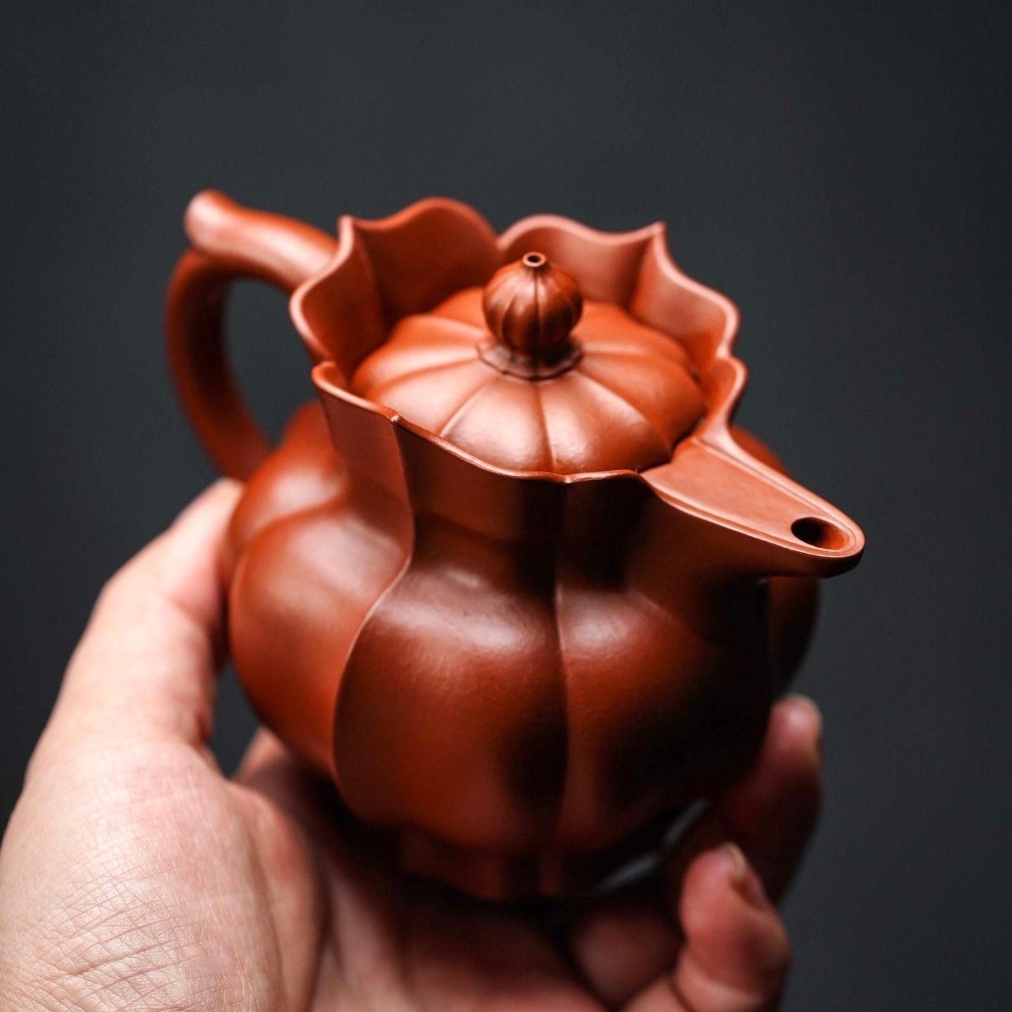 Lian Hua Seng Mao 160cc - Yixing Handmade Teapot - zycs_China