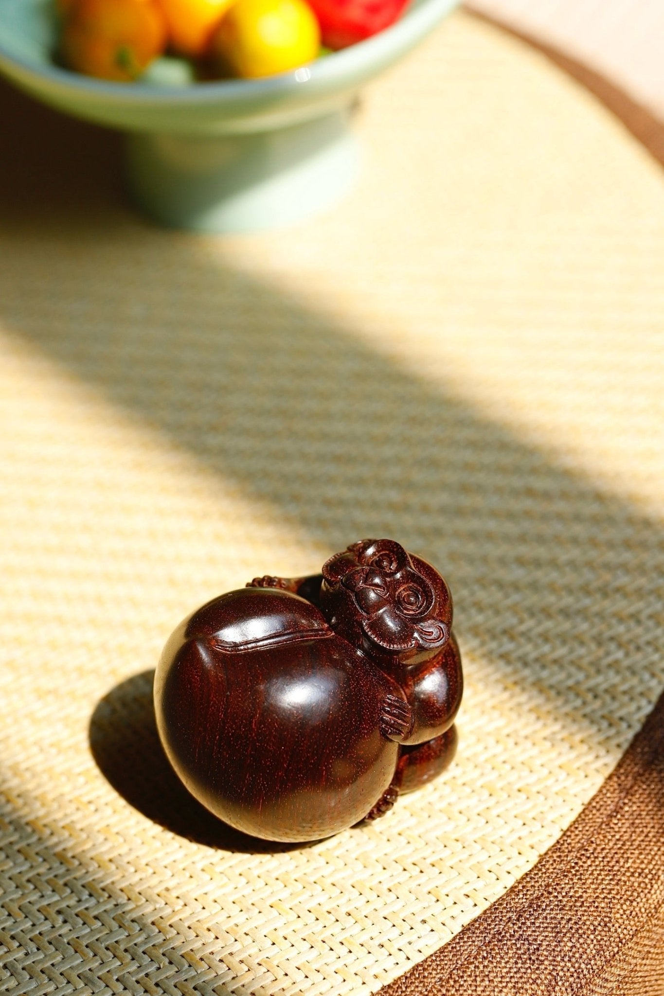 Ling Hou Xian Shou - Wood Sculpture - zycs_China