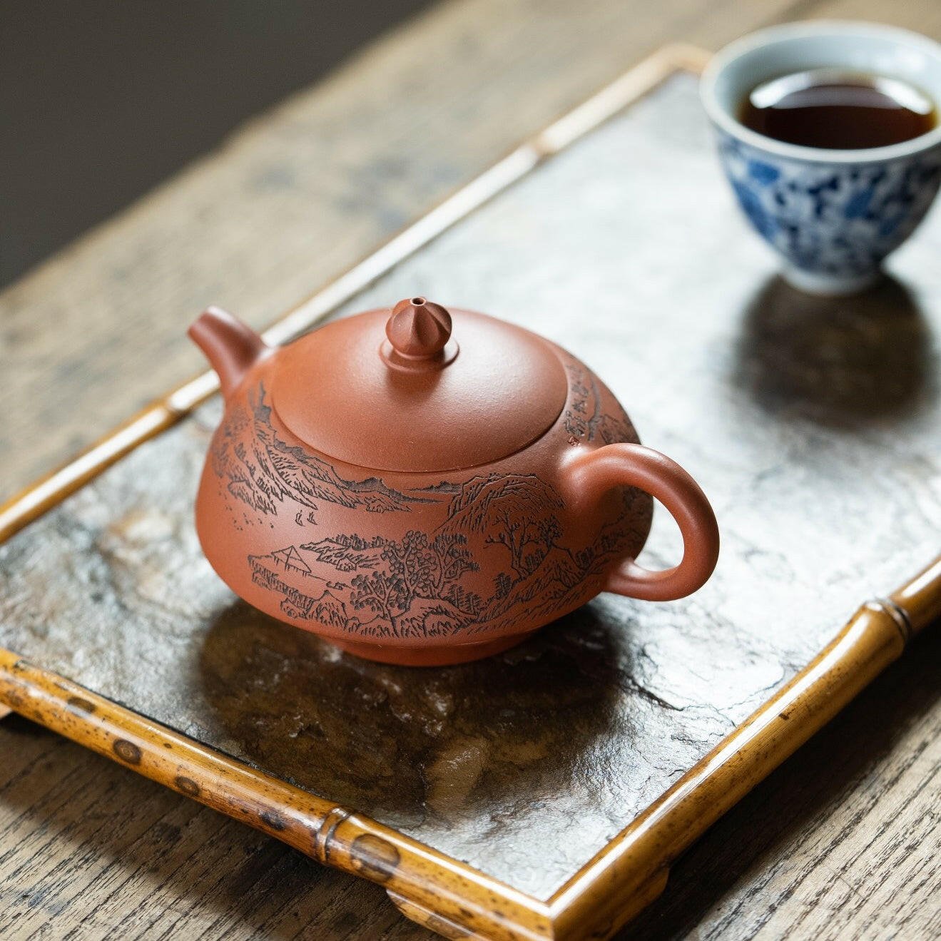 Ling Hua 160cc - Yixing Handmade Teapot - zycs_China