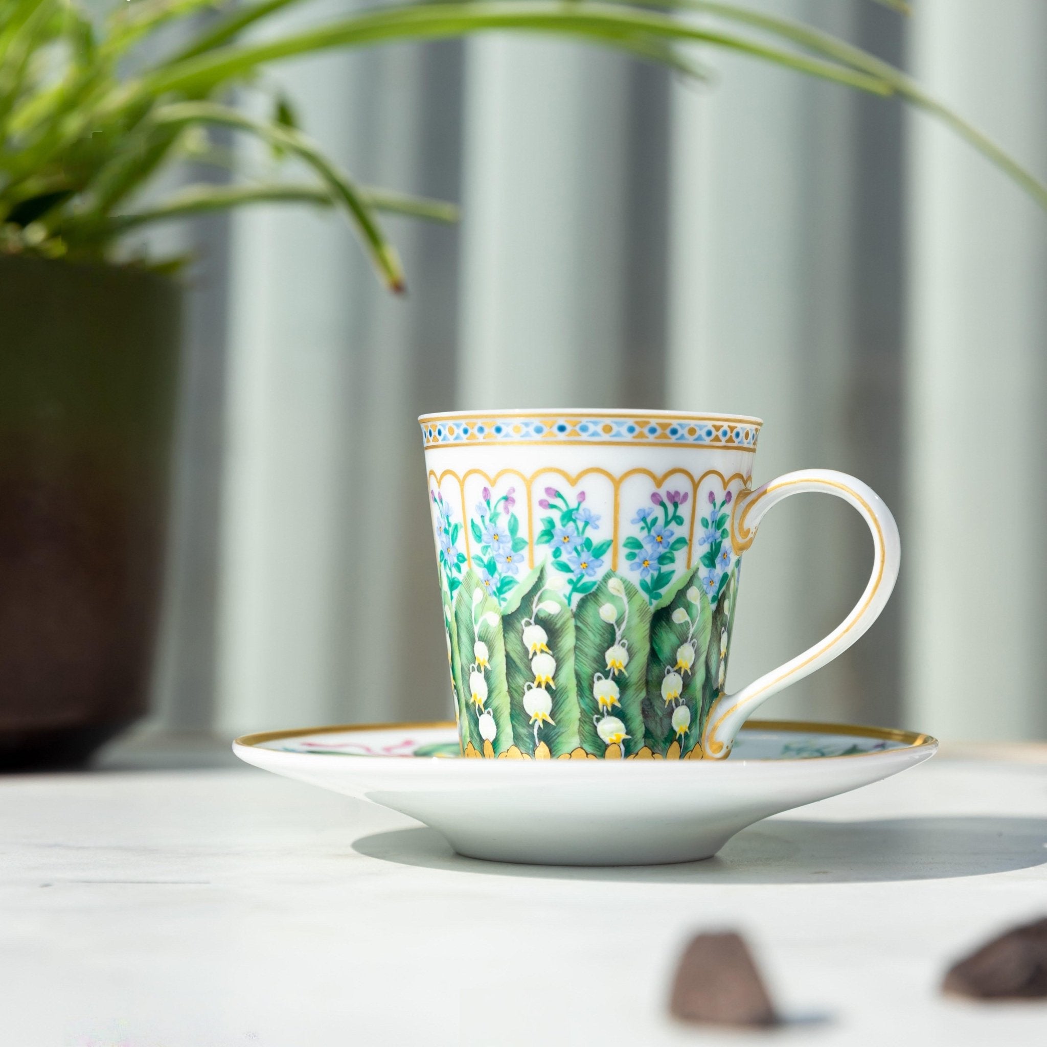 Ling Lan Qi Meng 75cc - Jing De Zhen Porcelain Coffee Cup - zycs_China