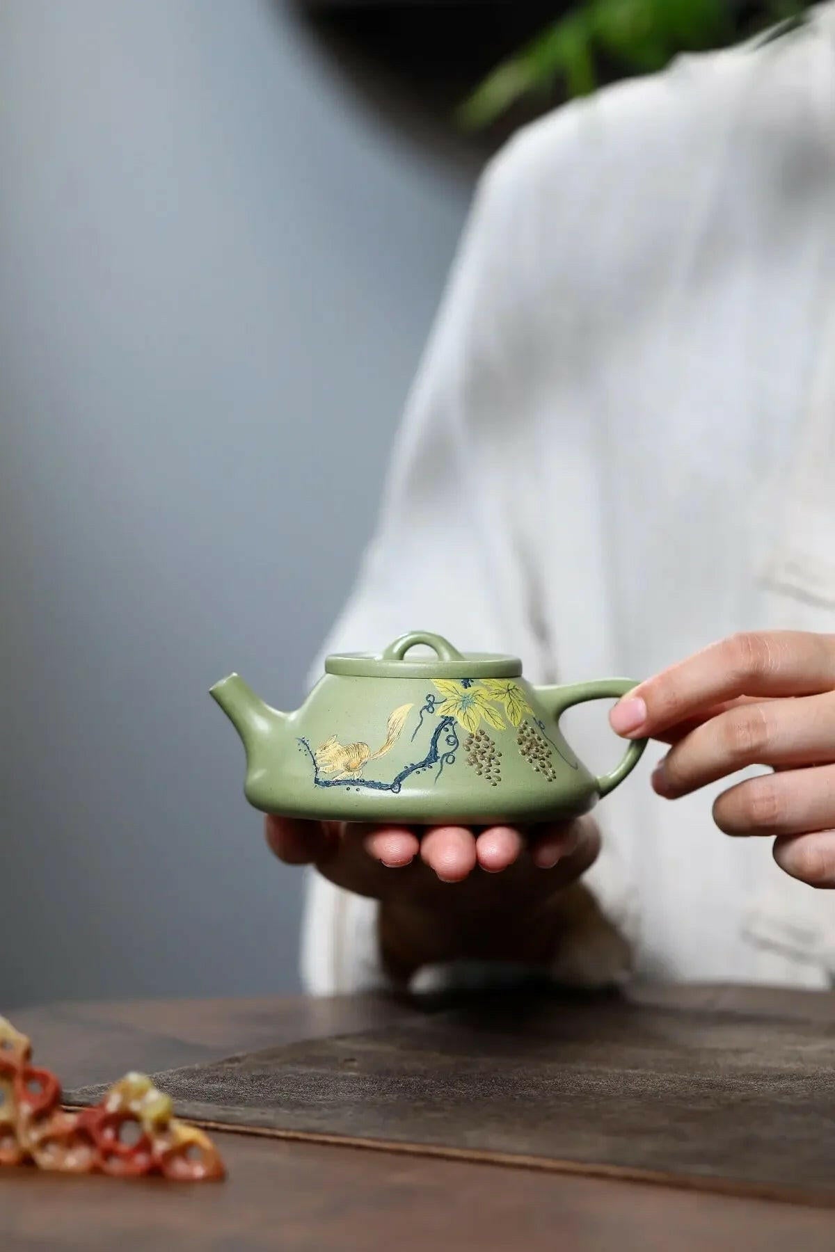 Ling Piao Teapot 150cc - Yixing Handmade Teapot - zycs_China