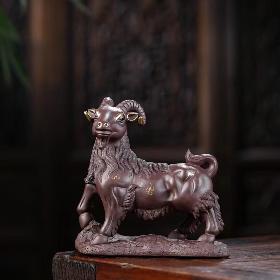 Ling Tou Yang - Zisha Sculpture - zycs_China