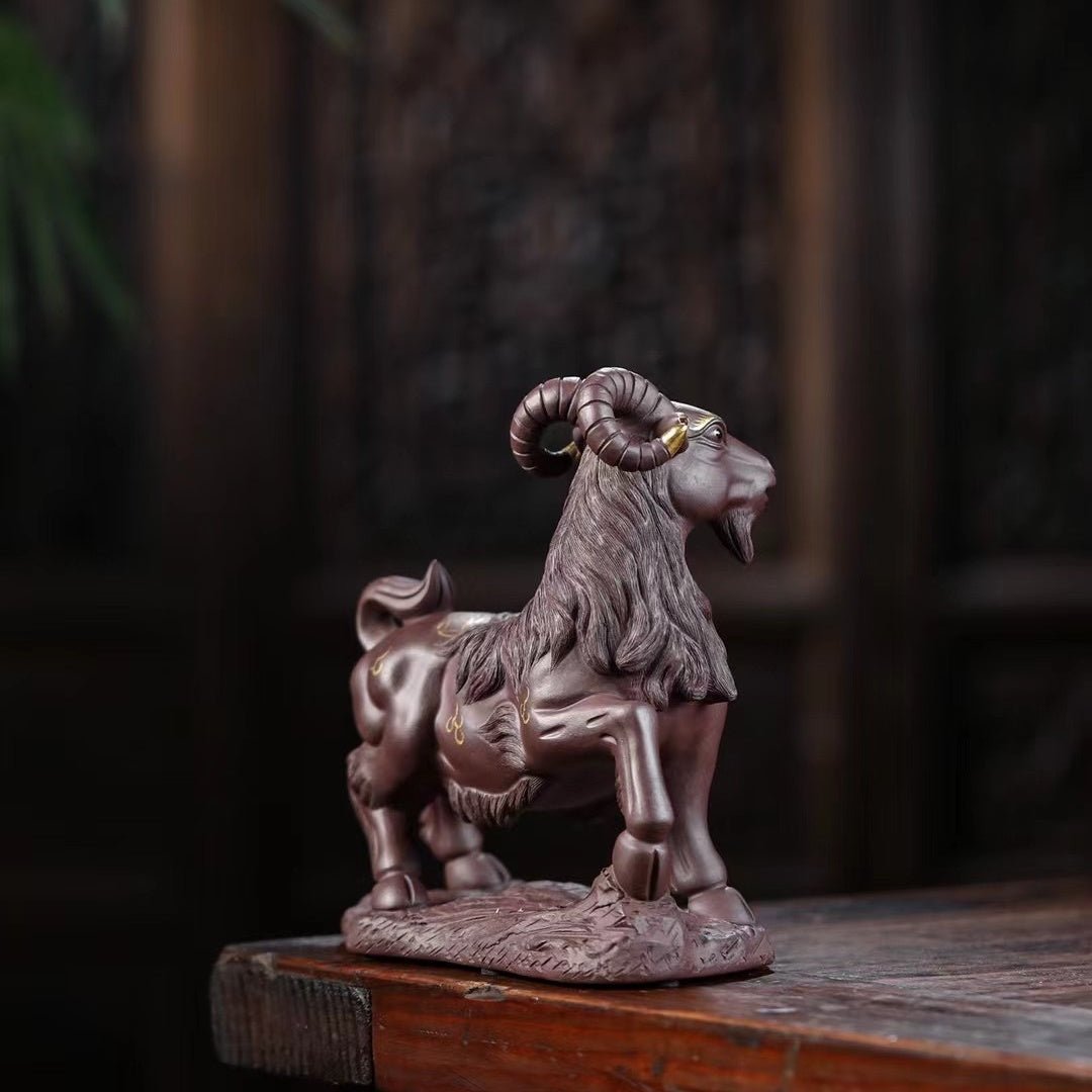 Ling Tou Yang - Zisha Sculpture - zycs_China