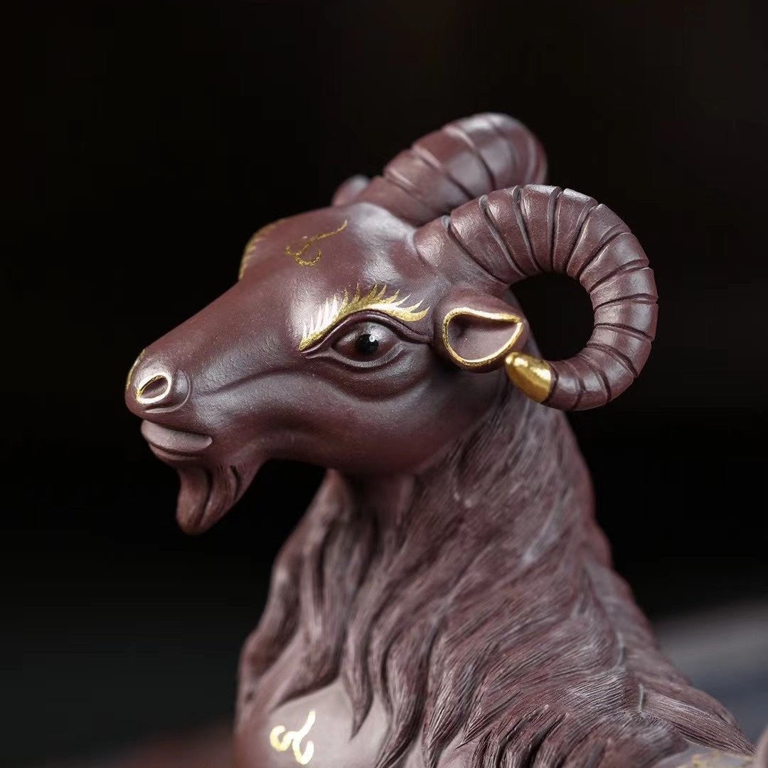Ling Tou Yang - Zisha Sculpture - zycs_China