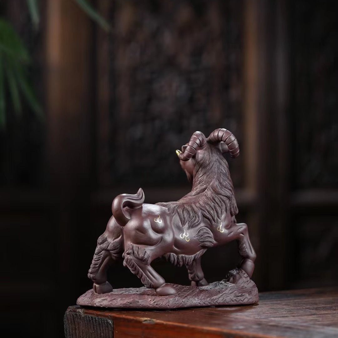 Ling Tou Yang - Zisha Sculpture - zycs_China
