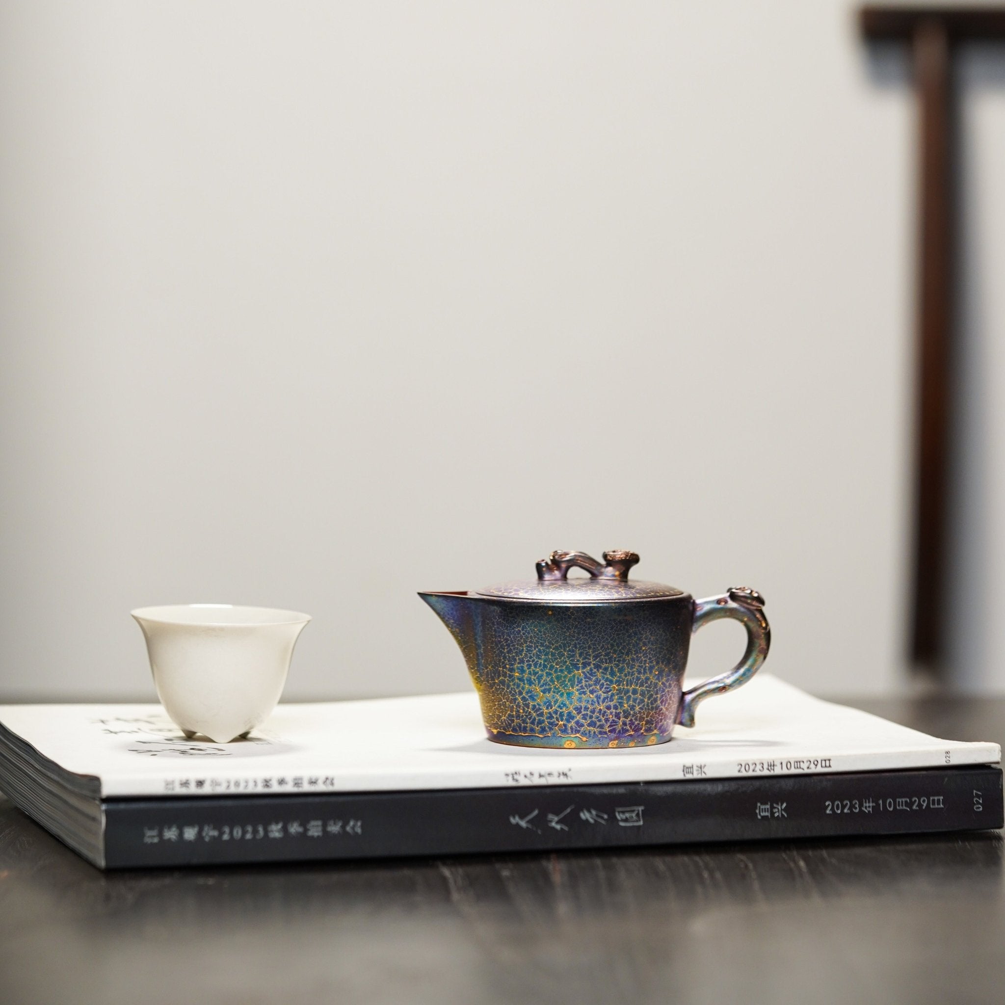 Ling Zhi Han Wa 120cc - Yixing Handmade Teapot - zycs_China