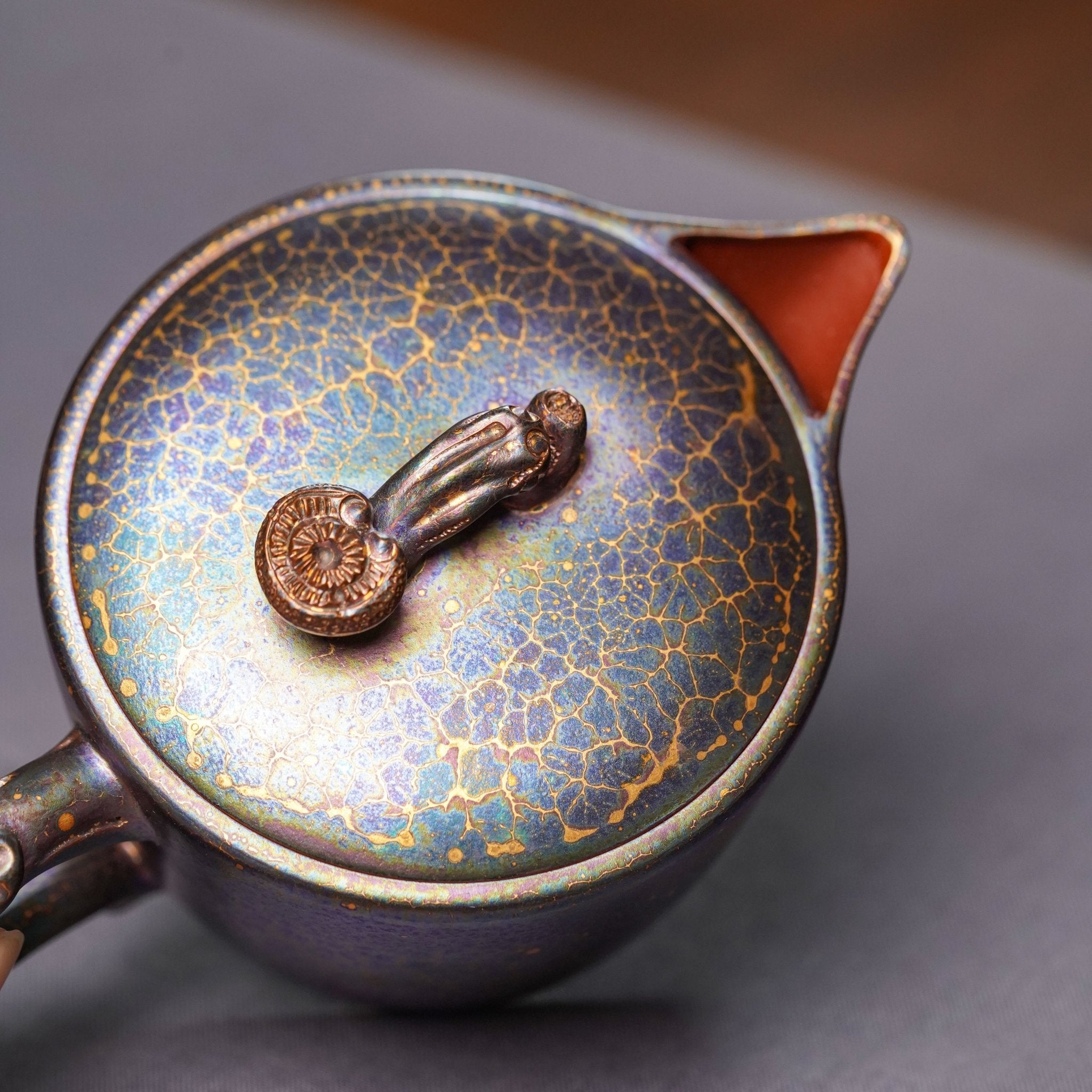 Ling Zhi Han Wa 120cc - Yixing Handmade Teapot - zycs_China