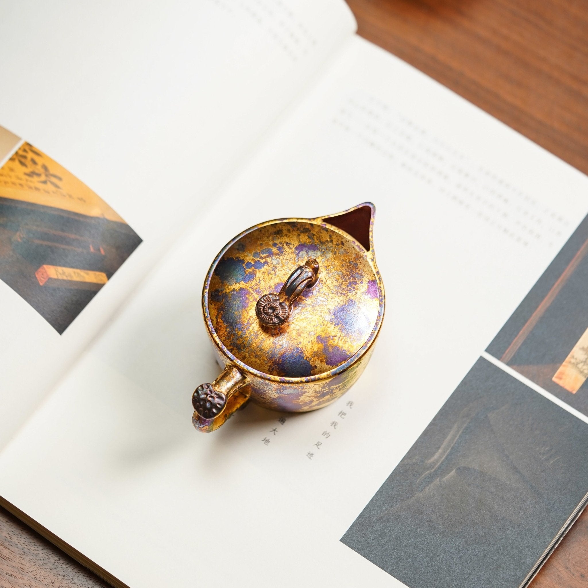 Ling Zhi Han Wa 120cc - Yixing Handmade Teapot - zycs_China