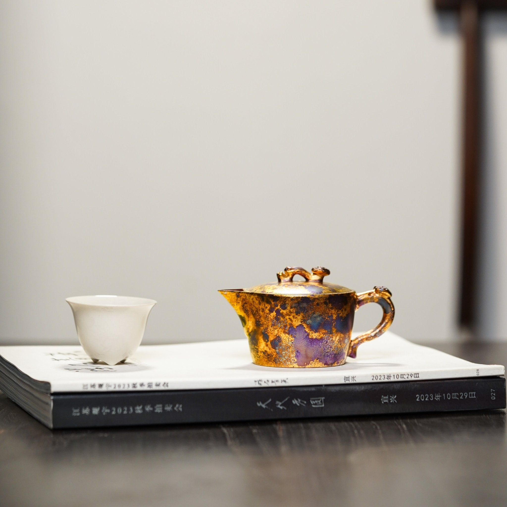 Ling Zhi Han Wa 120cc - Yixing Handmade Teapot - zycs_China