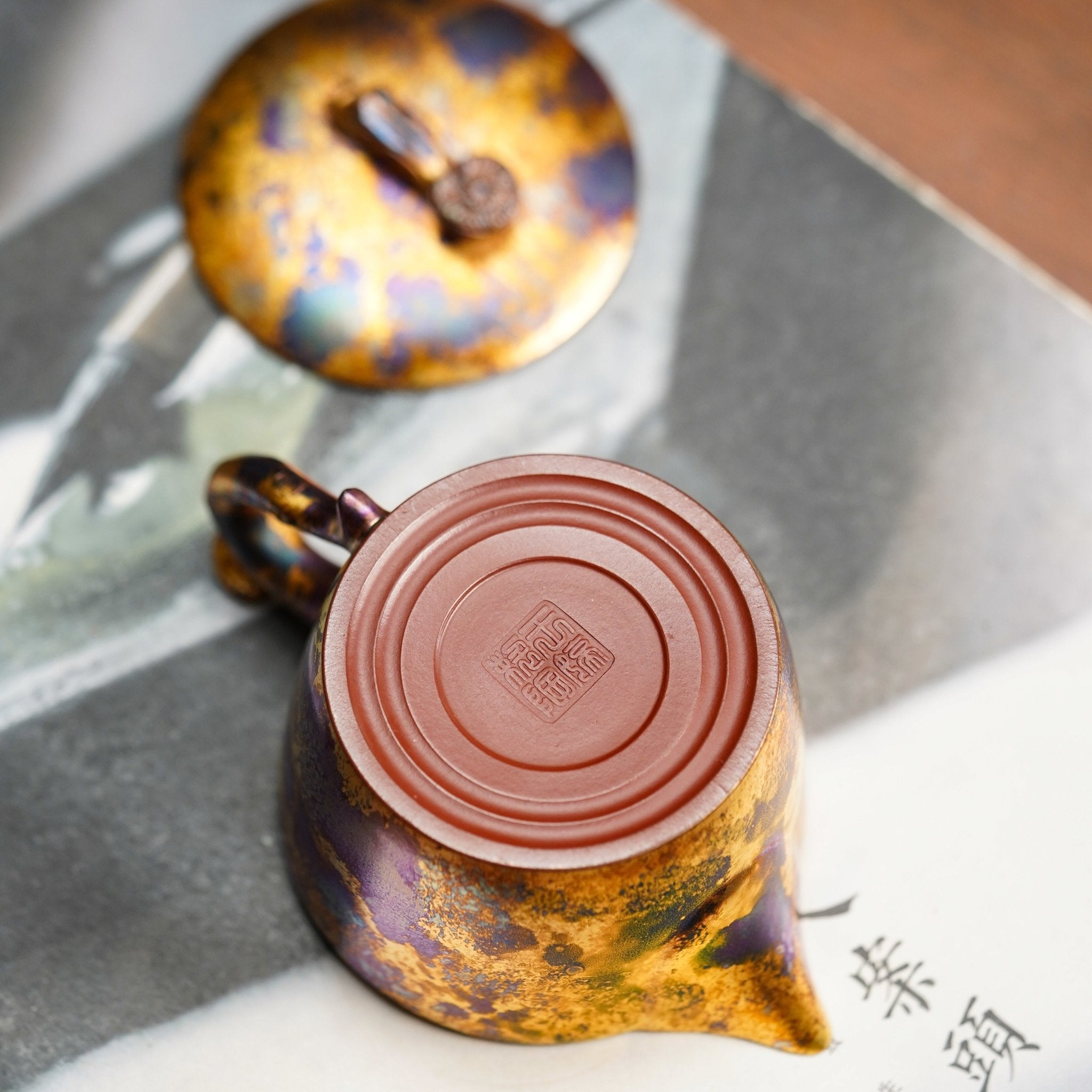Ling Zhi Han Wa 120cc - Yixing Handmade Teapot - zycs_China