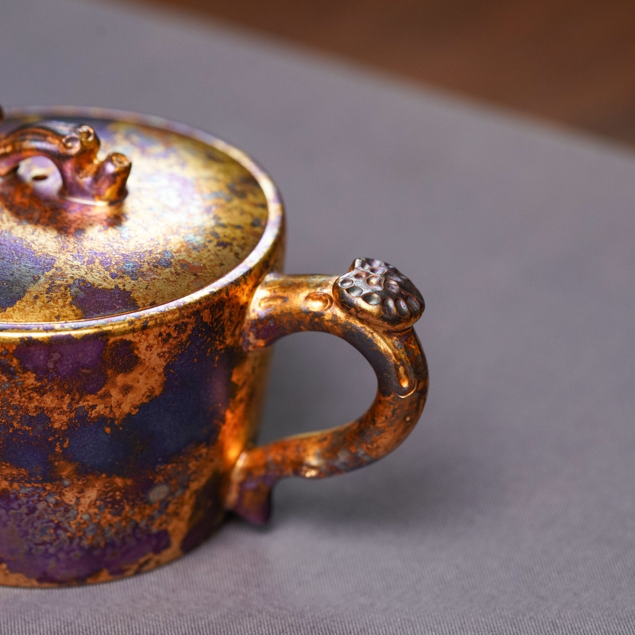 Ling Zhi Han Wa 120cc - Yixing Handmade Teapot - zycs_China