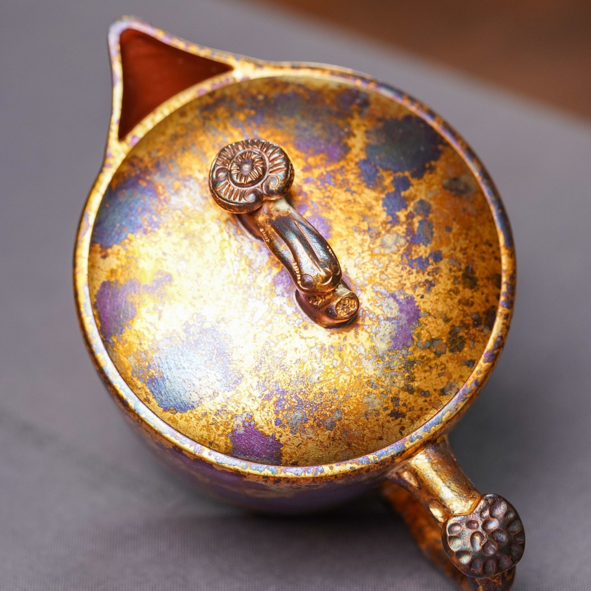 Ling Zhi Han Wa 120cc - Yixing Handmade Teapot - zycs_China