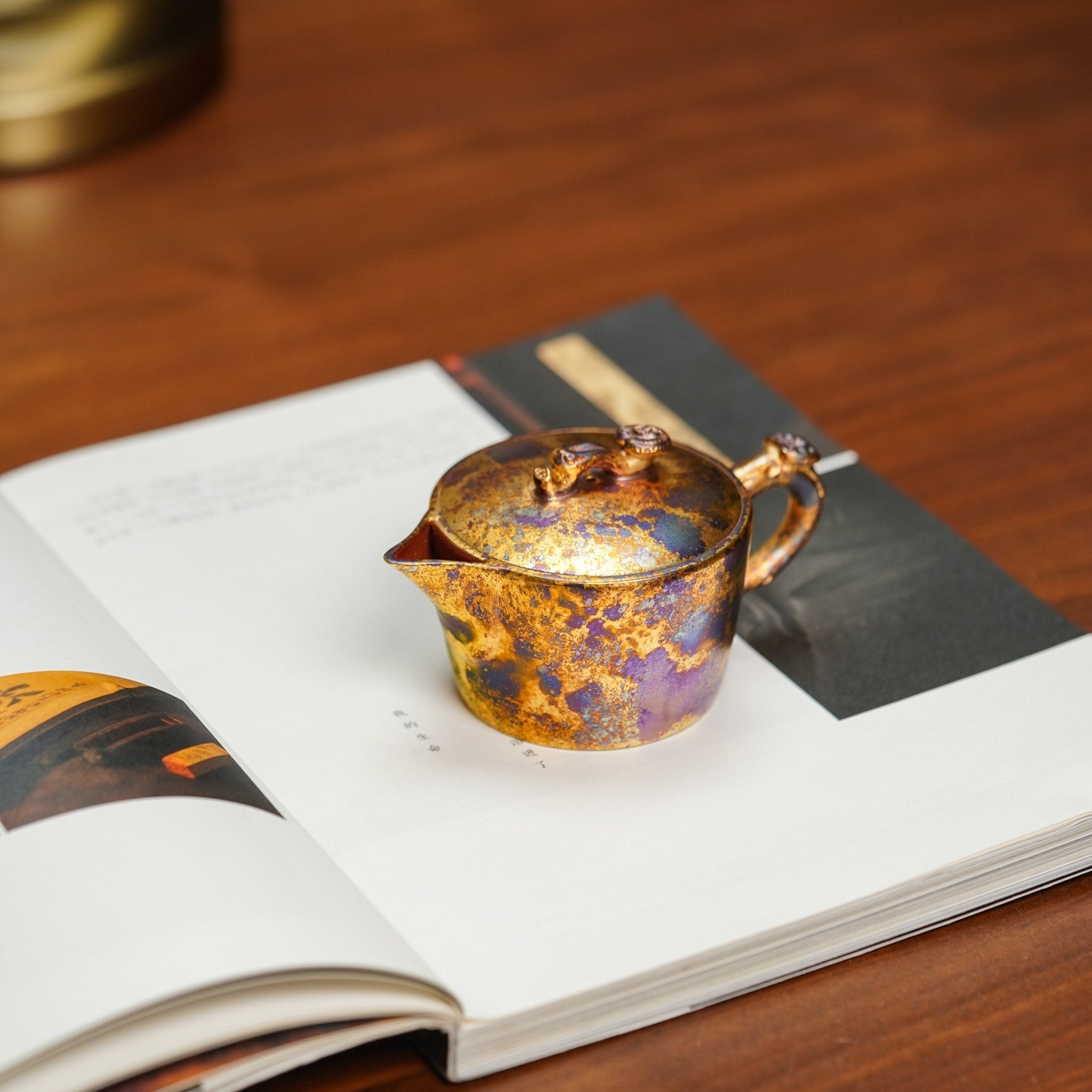 Ling Zhi Han Wa 120cc - Yixing Handmade Teapot - zycs_China